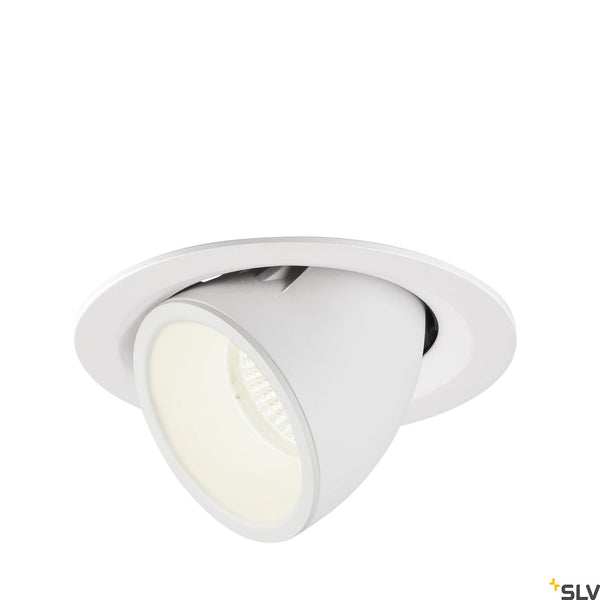 SLV NUMINOS® GIMBLE M, white recessed ceiling light, 4000K 40° 1005970