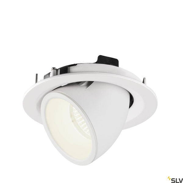SLV NUMINOS® GIMBLE M, white recessed ceiling light, 4000K 40° 1005970