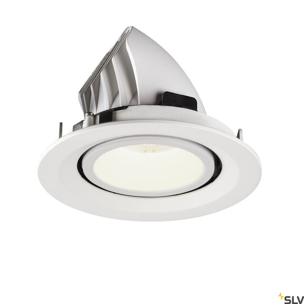 SLV NUMINOS® GIMBLE M, white recessed ceiling light, 4000K 55° 1005973