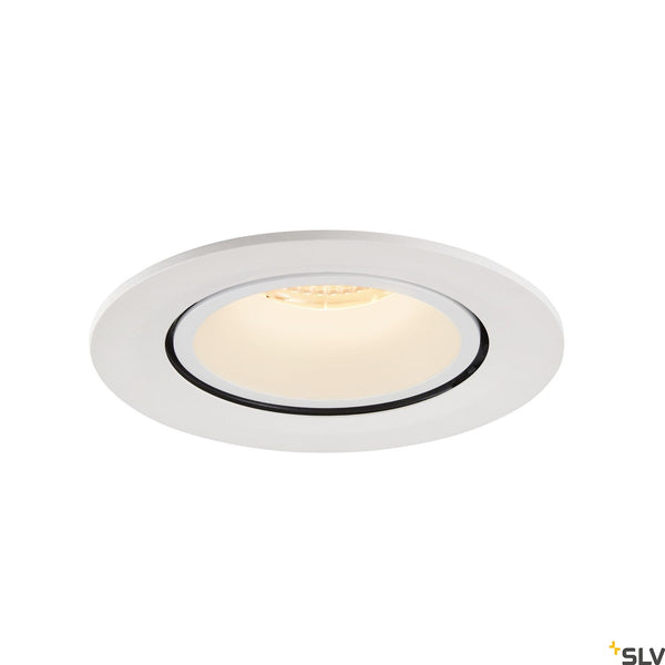 SLV NUMINOS® GIMBLE L, white recessed ceiling light, 3000K 20° 1006003