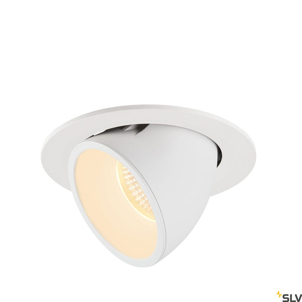 SLV NUMINOS® GIMBLE L, white recessed ceiling light, 3000K 40° 1006006