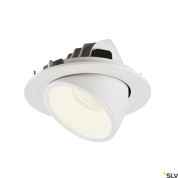 SLV NUMINOS® GIMBLE L, white recessed ceiling light, 4000K 40° 1006024