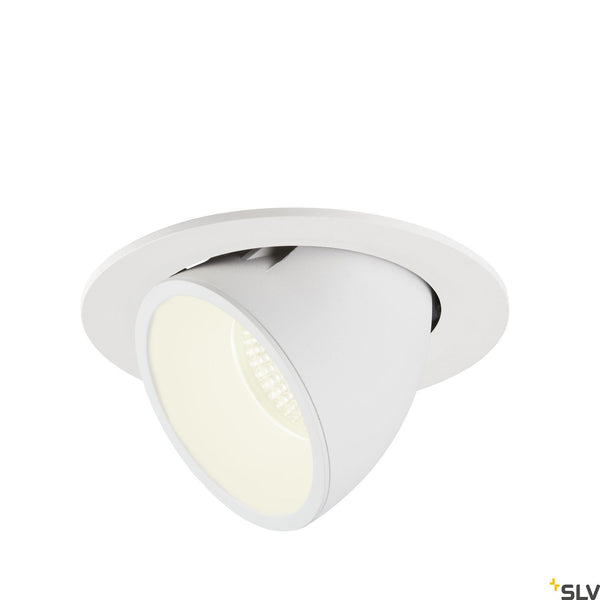 SLV NUMINOS® GIMBLE L, white recessed ceiling light, 4000K 55° 1006027