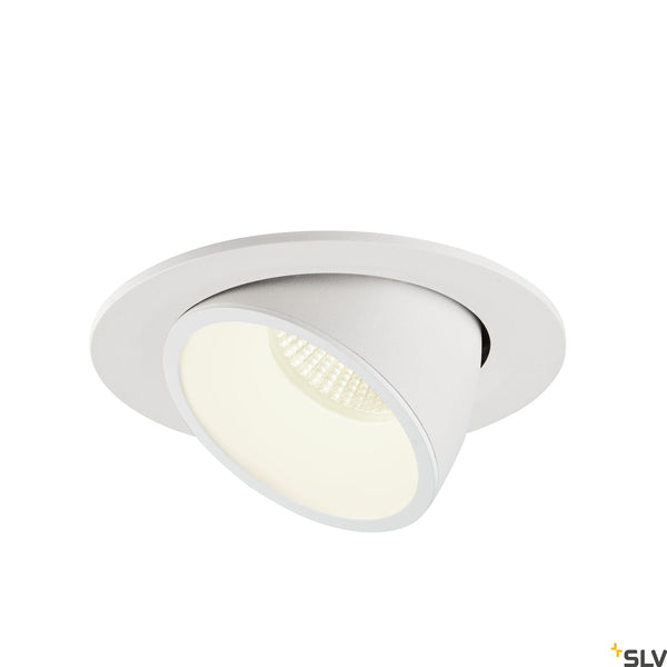 SLV NUMINOS® GIMBLE L, white recessed ceiling light, 4000K 55° 1006027
