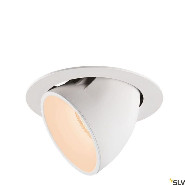 SLV NUMINOS® GIMBLE XL, white recessed ceiling light, 2700K 55° 1006045