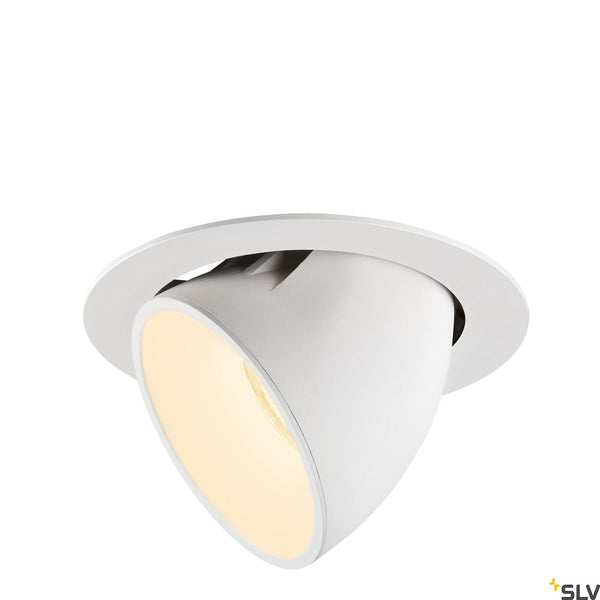 SLV NUMINOS® GIMBLE XL, white recessed ceiling light, 3000K 55° 1006063