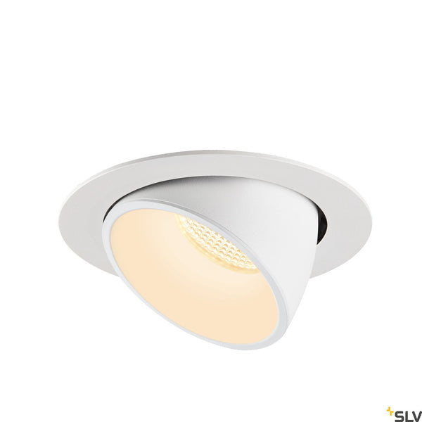 SLV NUMINOS® GIMBLE XL, white recessed ceiling light, 3000K 55° 1006063