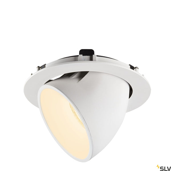 SLV NUMINOS® GIMBLE XL, white recessed ceiling light, 3000K 55° 1006063