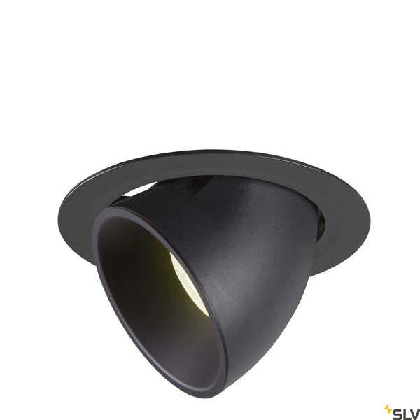 SLV NUMINOS® GIMBLE XL, black recessed ceiling light, 4000K 40° 1006068