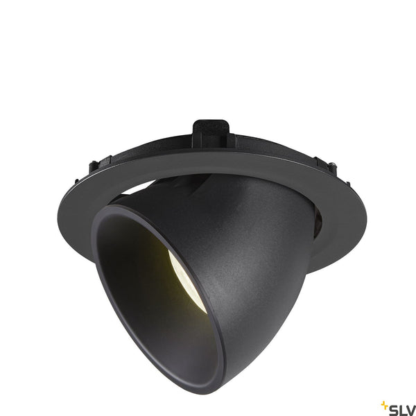 SLV NUMINOS® GIMBLE XL, black recessed ceiling light, 4000K 55° 1006071