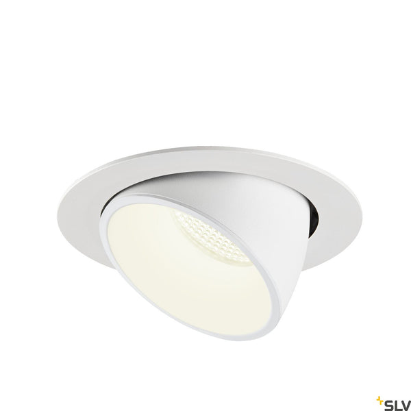 SLV NUMINOS® GIMBLE XL, white recessed ceiling light, 4000K 20° 1006075
