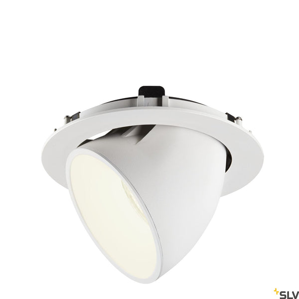 SLV NUMINOS® GIMBLE XL, white recessed ceiling light, 4000K 40° 1006078