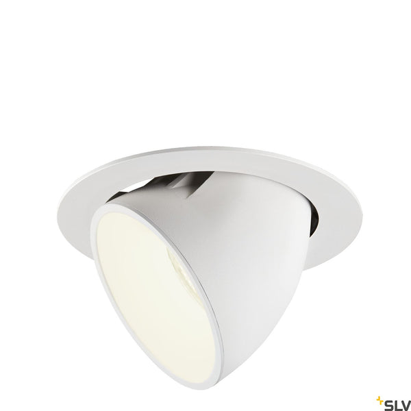 SLV NUMINOS® GIMBLE XL, white recessed ceiling light, 4000K 55° 1006081