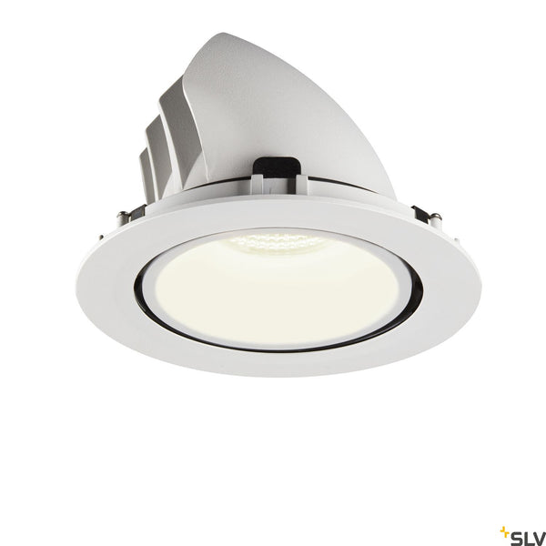 SLV NUMINOS® GIMBLE XL, white recessed ceiling light, 4000K 55° 1006081