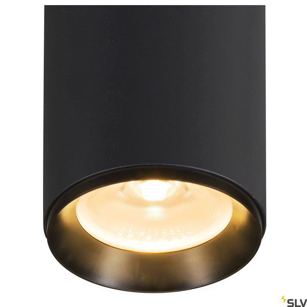 SLV NUMINOS® SPOT XL PHASE, black ceiling mounted light, 36W 2700K 60° 1006085