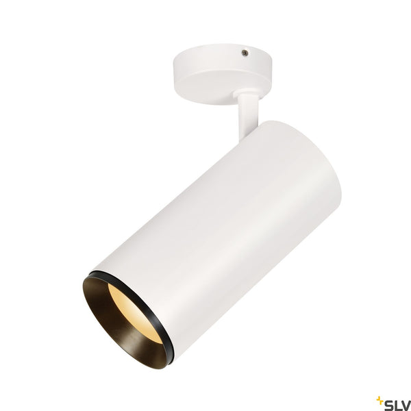 SLV NUMINOS® SPOT XL PHASE, white / black ceiling mounted light, 36W 2700K 36° 1006087
