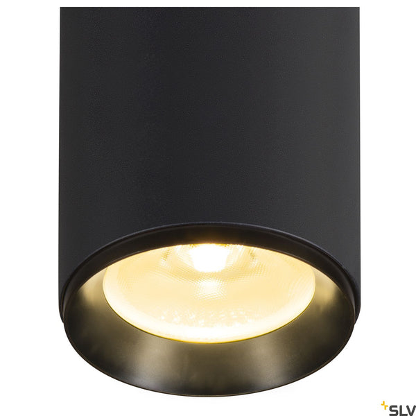 SLV NUMINOS® SPOT XL PHASE, black ceiling mounted light, 36W 3000K 60° 1006091