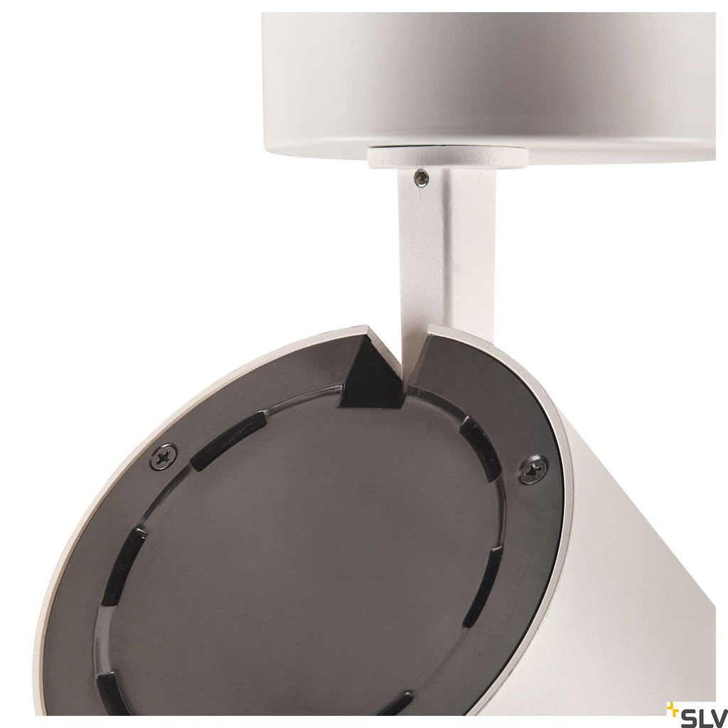 SLV NUMINOS® SPOT Dimmable, white / black ceiling mounted light, 36W 3000K 36° 1006093