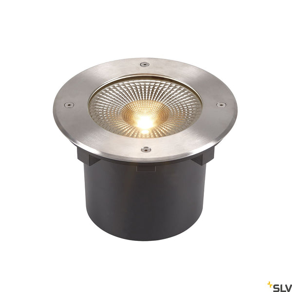 SLV ROCCI 200 EL round, black in-ground light 16W 3000K 120° 1006104