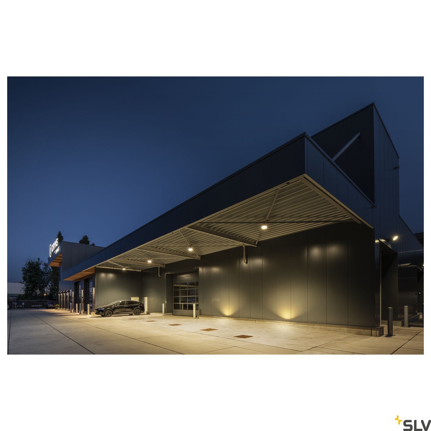 SLV ROCCI 200 EL square, black in-ground light 16W 3000K 120° 1006105