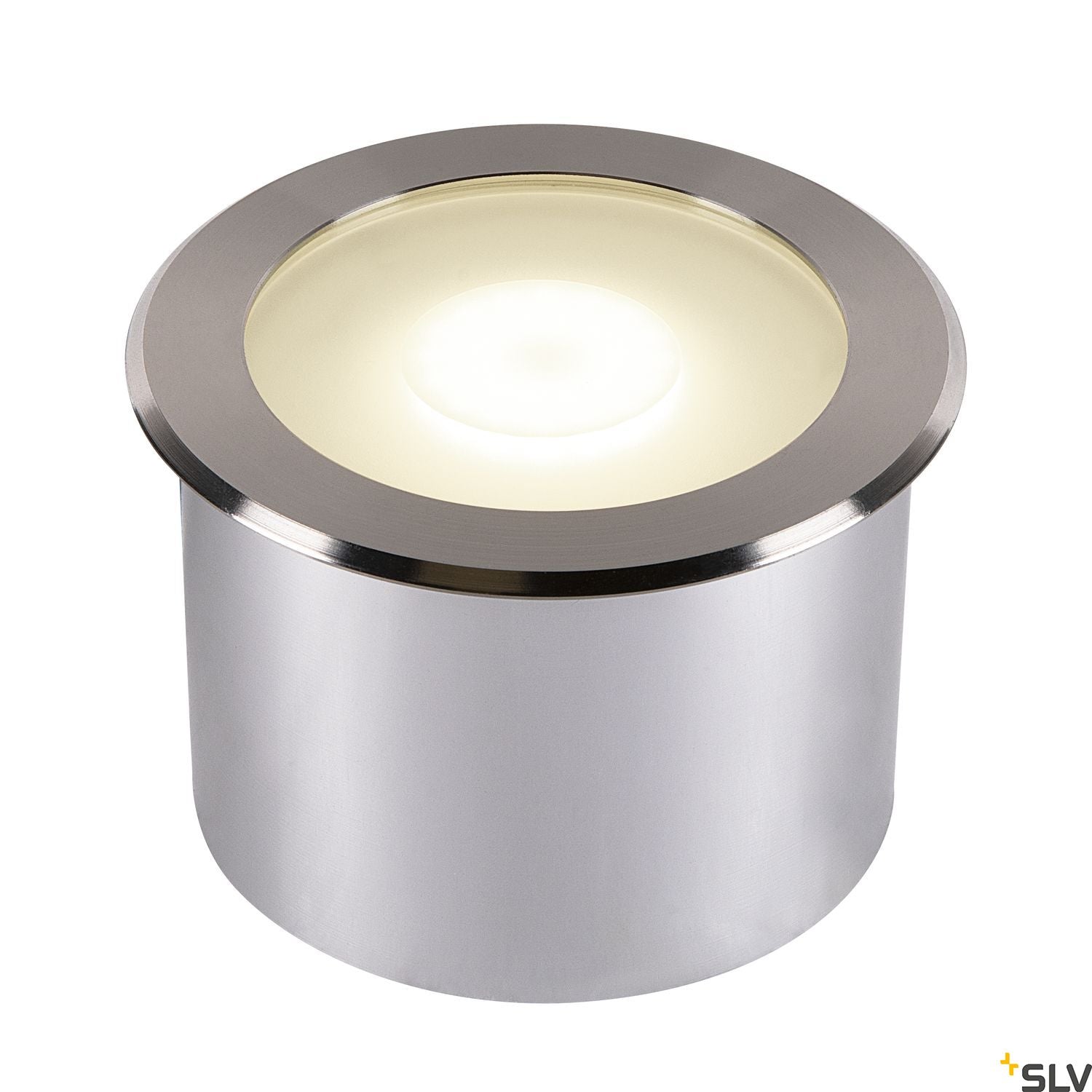 SLV DASAR FLAT 120 EL, stainless steel Driveway light, 7W 3000K 1006106