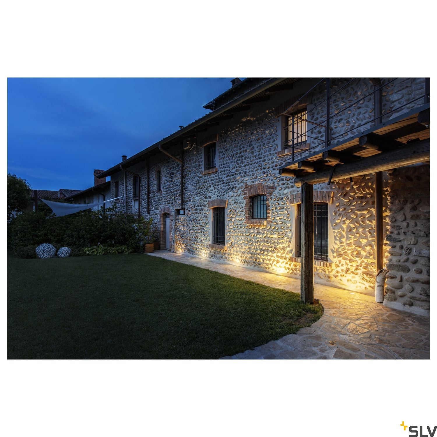 SLV DASAR FLAT 120 EL, stainless steel Driveway light, 7W 3000K 1006106