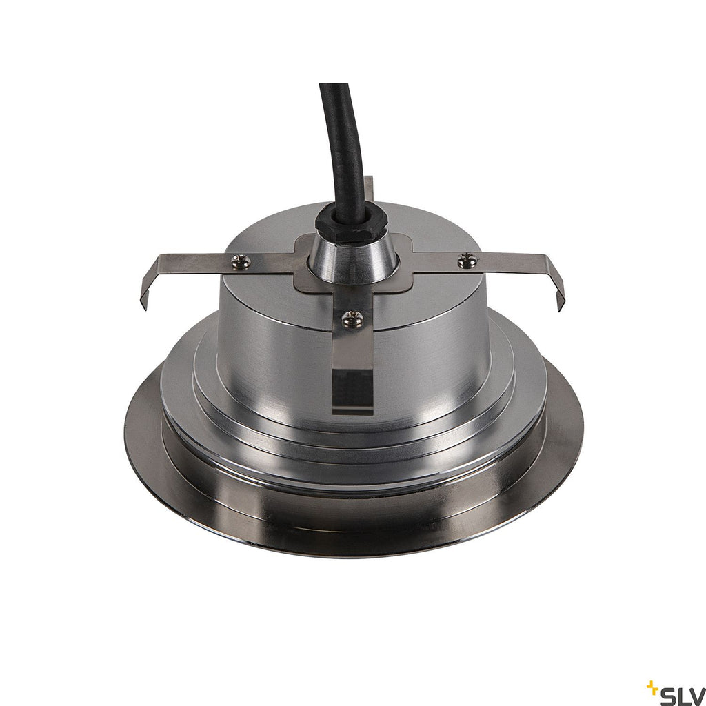 SLV DASAR FLAT 120 EL, stainless steel Driveway light, 7W 3000K 1006106