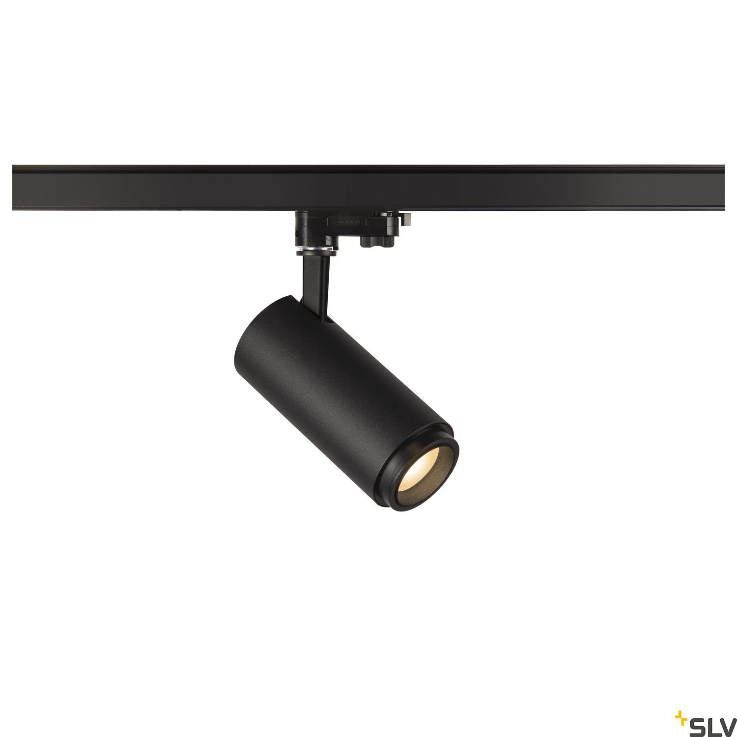 SLV NUMINOS® ZOOM Dimmable, black 3-phase spot, 20W 3000K 15-60° 1006110