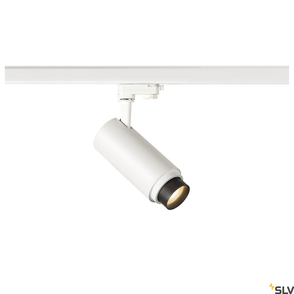 SLV NUMINOS® ZOOM Dimmable, white 3-phase spot, 20W 3000K 15-60° 1006111