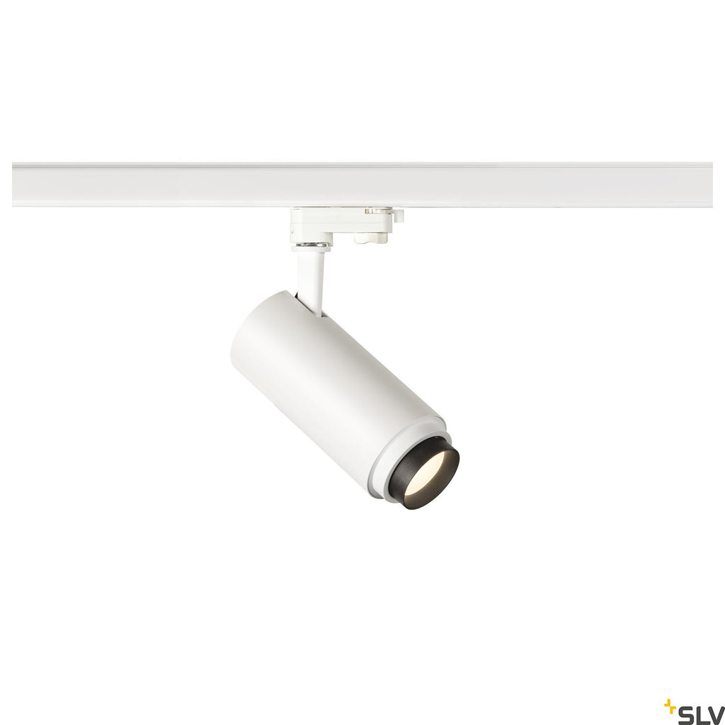 SLV NUMINOS® ZOOM Dimmable, white 3-phase spot, 20W 4000K 15-60° 1006113