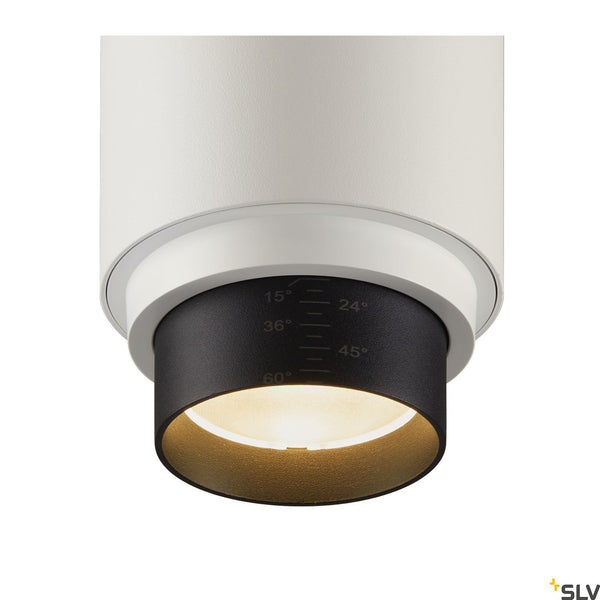 SLV NUMINOS® ZOOM M DALI, white 3-phase spot, 20W 2700K 15-60° 1006115