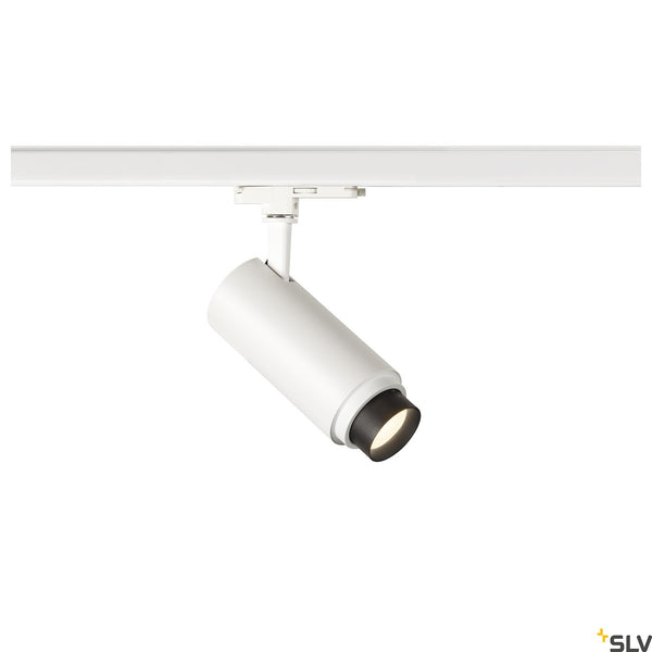 SLV NUMINOS® ZOOM M DALI, white 3-phase spot, 20W 4000K 15-60° 1006119