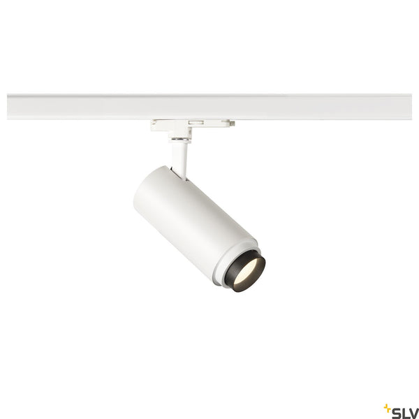 SLV NUMINOS® ZOOM M DALI, white 3-phase spot, 20W 4000K 15-60° 1006119