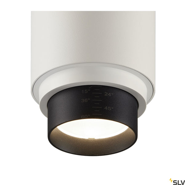 SLV NUMINOS® ZOOM M DALI, white 3-phase spot, 20W 4000K 15-60° 1006119