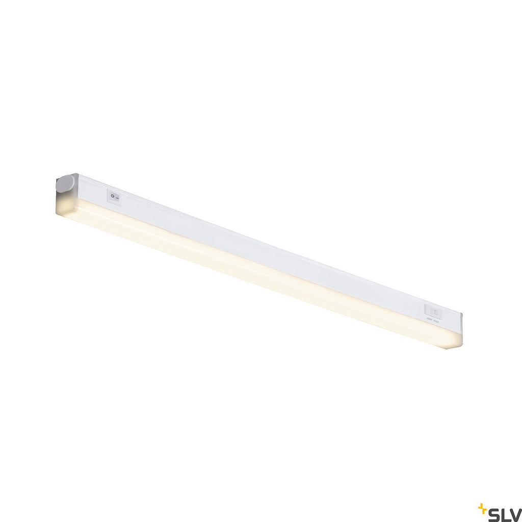 SLV BATTEN 60, white light bar, 9W CCT Switch 3000/4000K 1006123