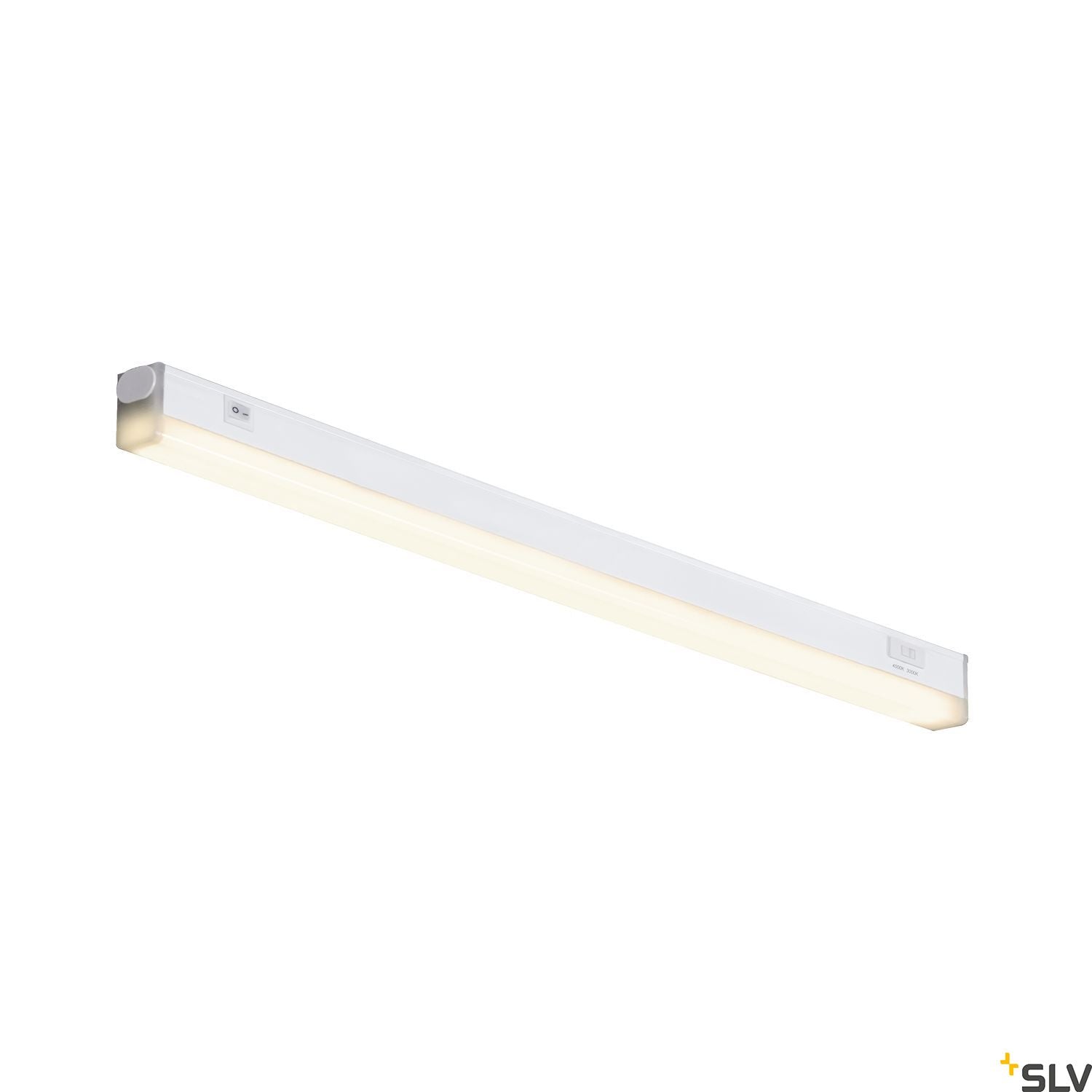 SLV BATTEN 60, white light bar, 9W CCT Switch 3000/4000K 1006123