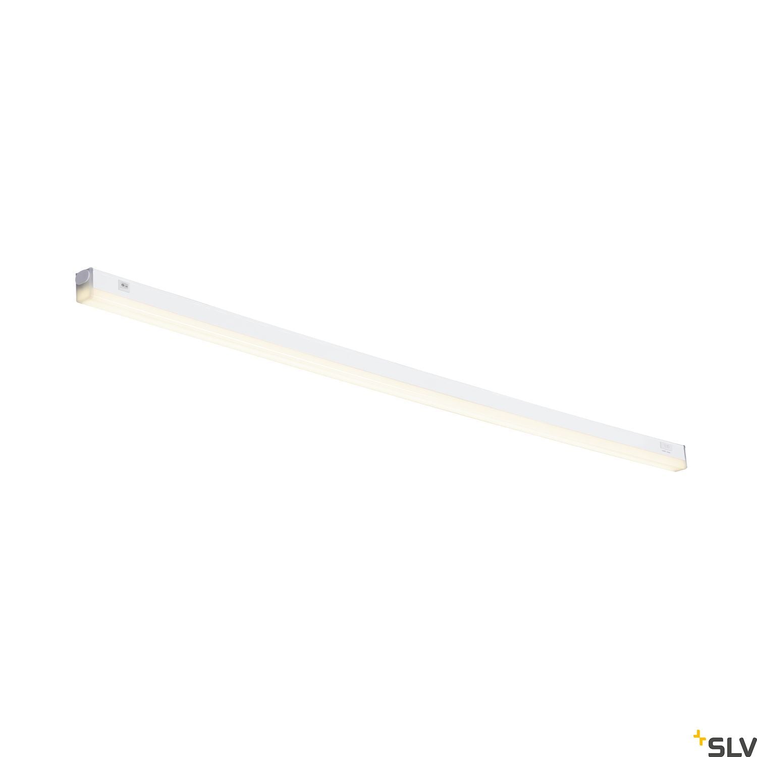 SLV BATTEN 120, white light bar, 18W CCT Switch 3000/4000K 1006124