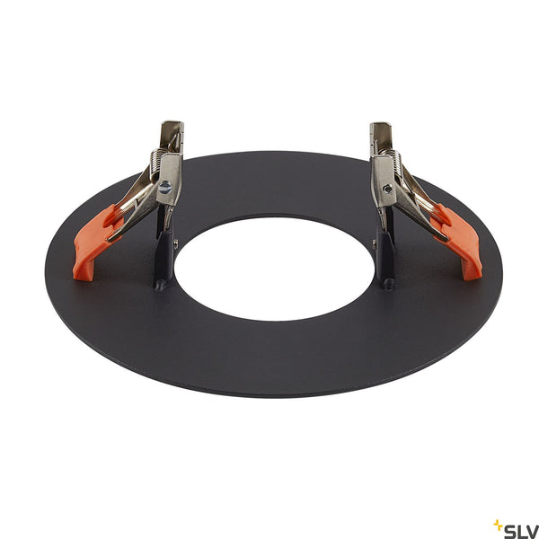SLV Numinos® XS Mounting Frame, round 160/70mm black 1006135