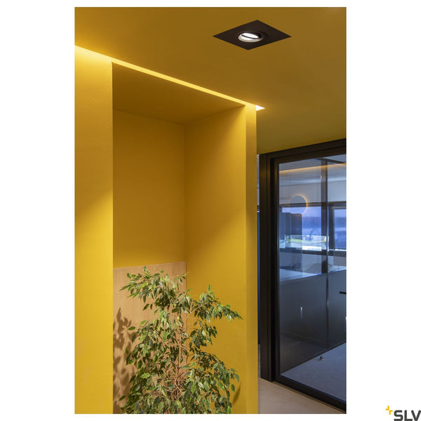 SLV Numinos® M Mounting Frame, square 240/120mm black 1006145