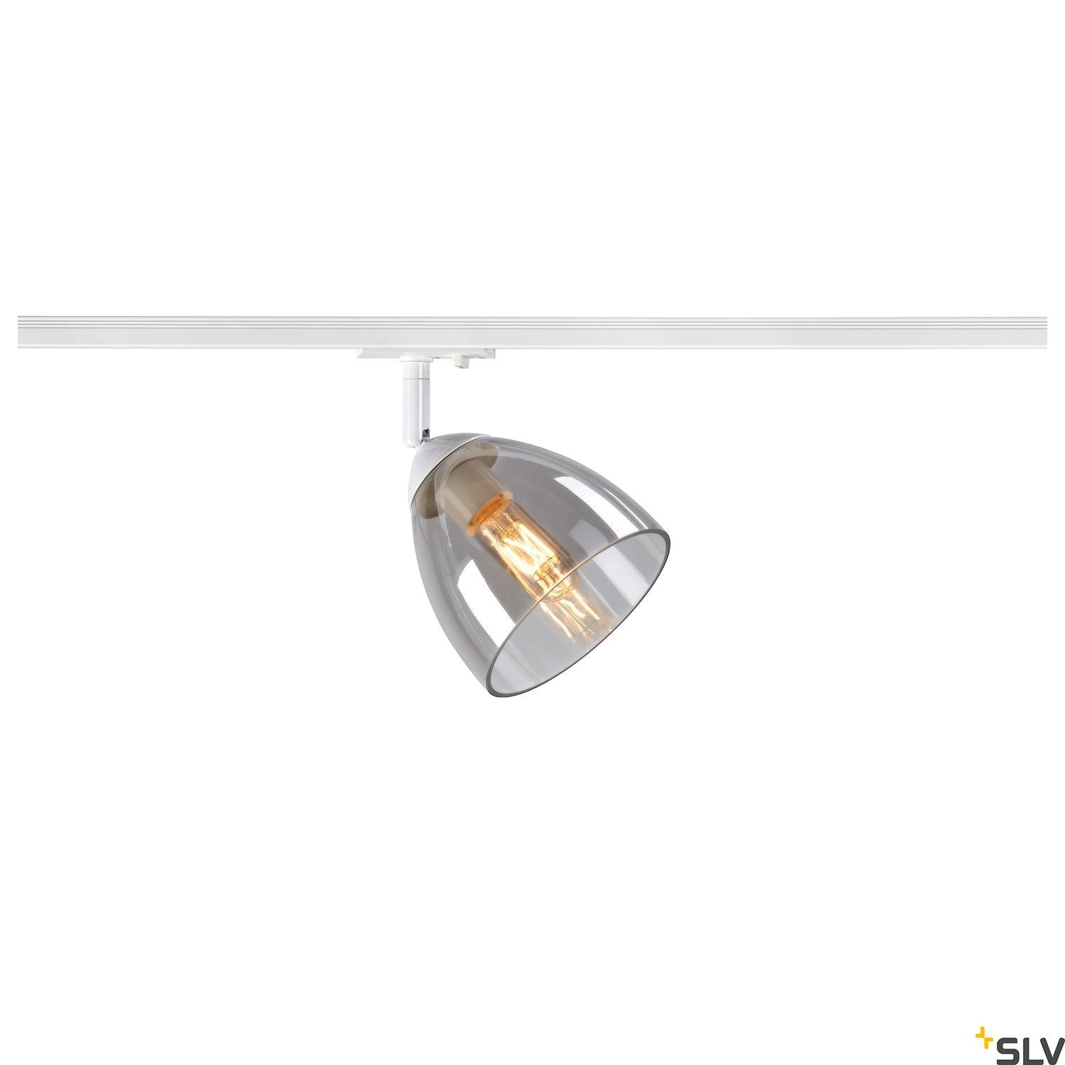 SLV PARA CONE GL GU10, white / transparent 1-phase spot 1006156