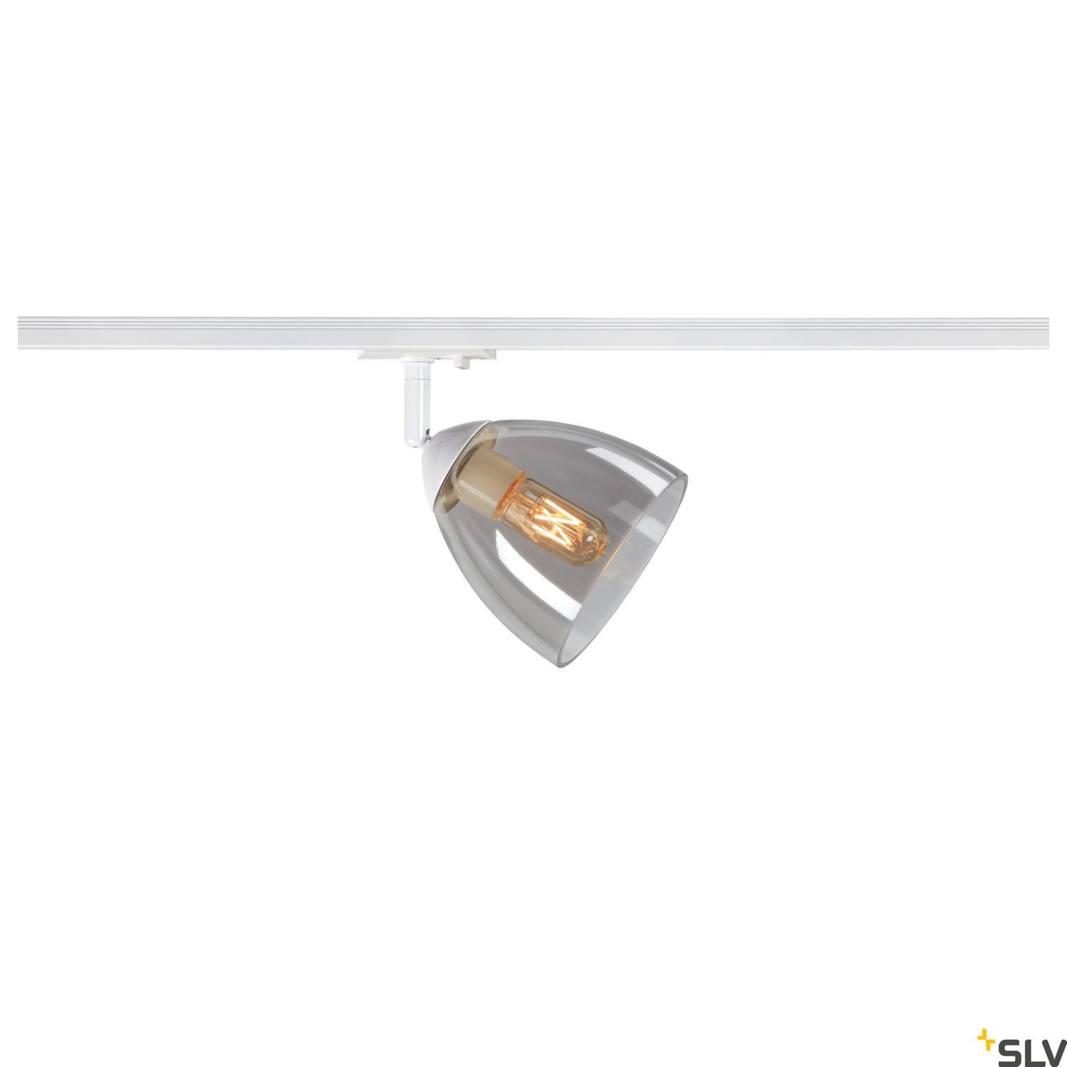 SLV PARA CONE GL GU10, white / transparent 1-phase spot 1006156