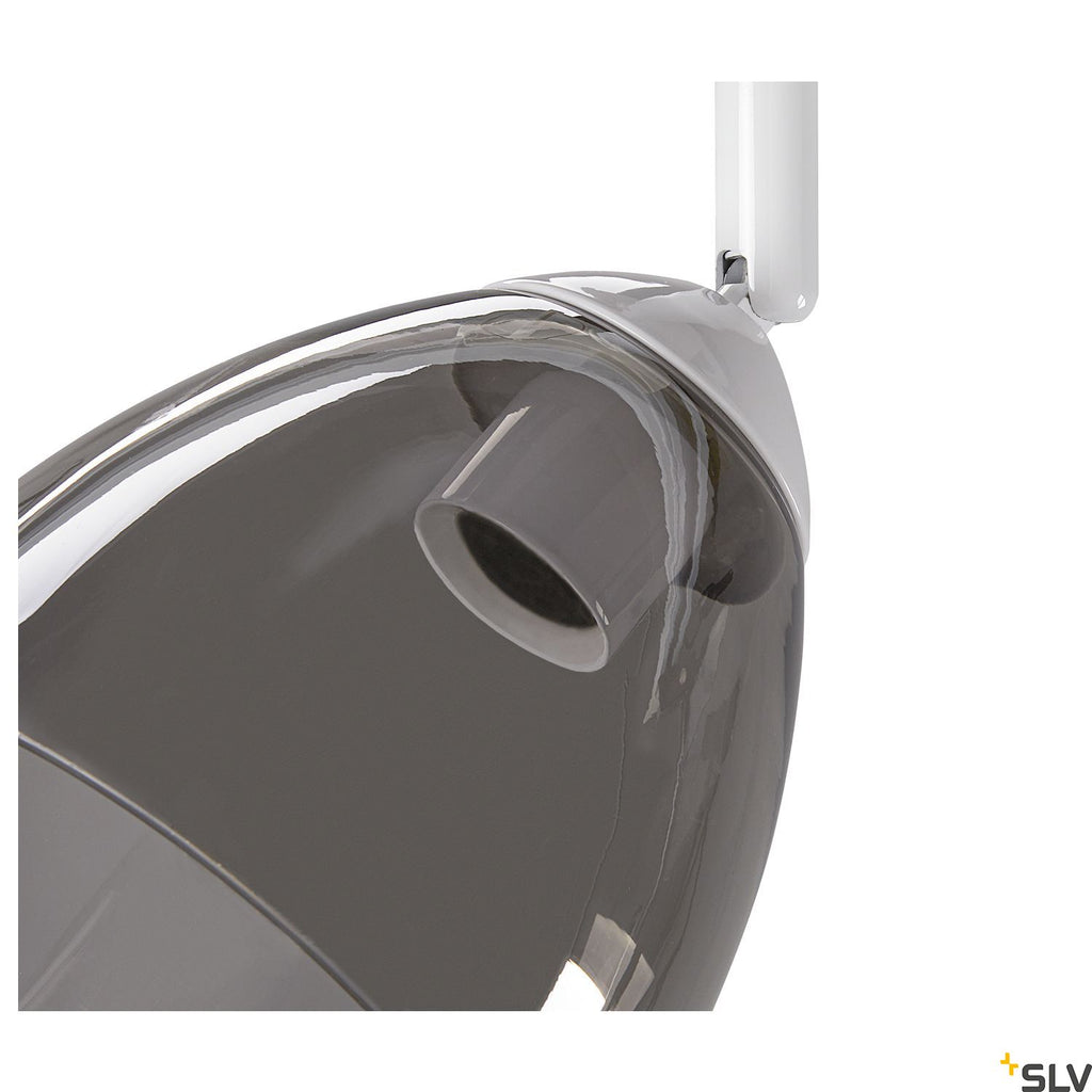 Reflector Track Spot, SLV PARA CONE GL GU10, white / transparent, for Single Circuit White Track Lighting, 1006156