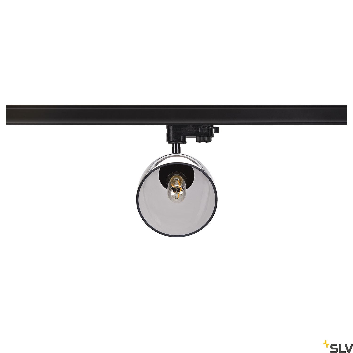 SLV PARA CONE GL GU10, bamboo / transparent 3-phase spot 1006157