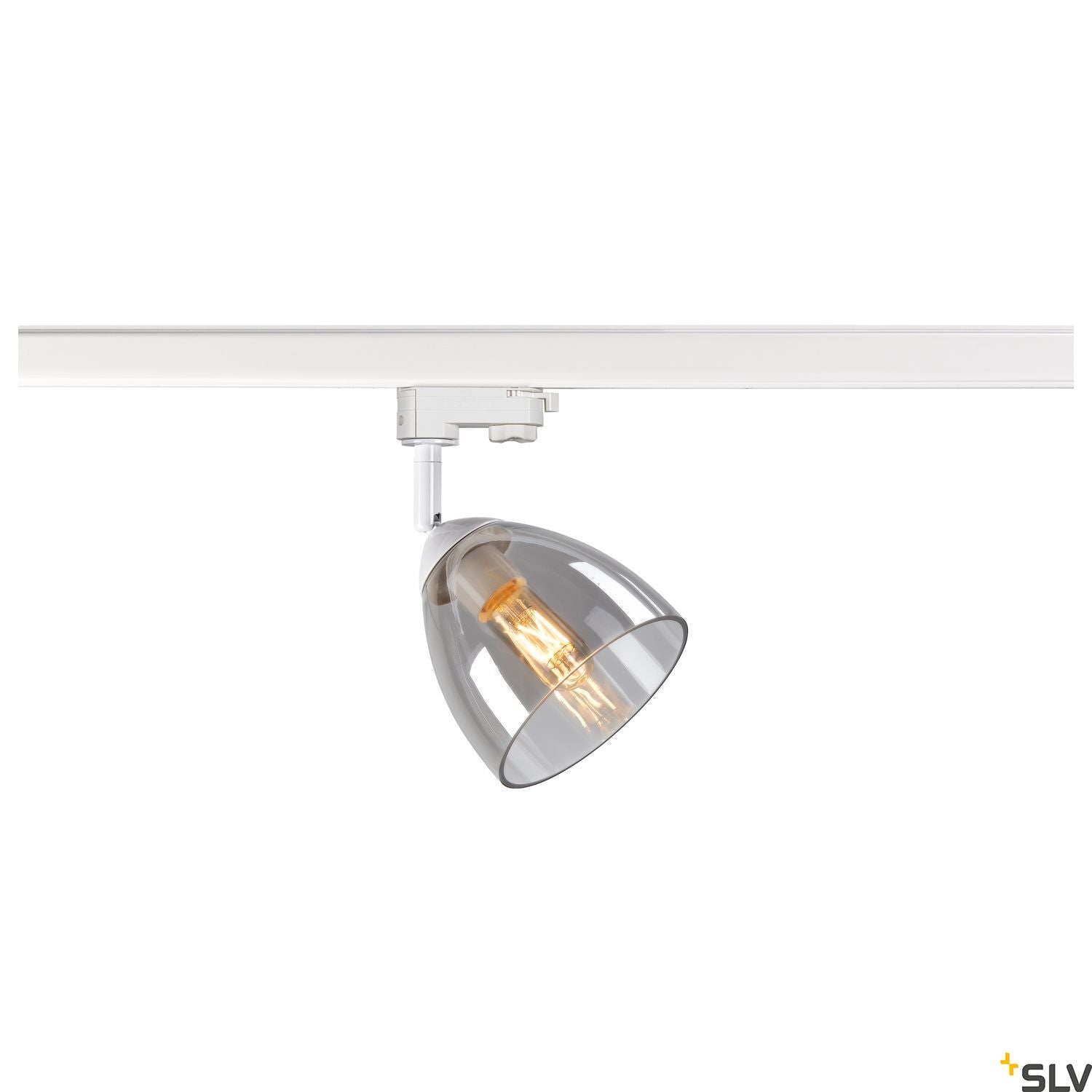 SLV PARA CONE GL GU10, white / transparent 3-phase spot 1006158