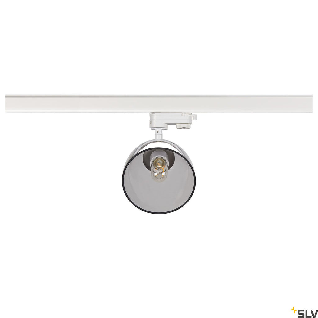 SLV PARA CONE GL GU10, white / transparent 3-phase spot 1006158