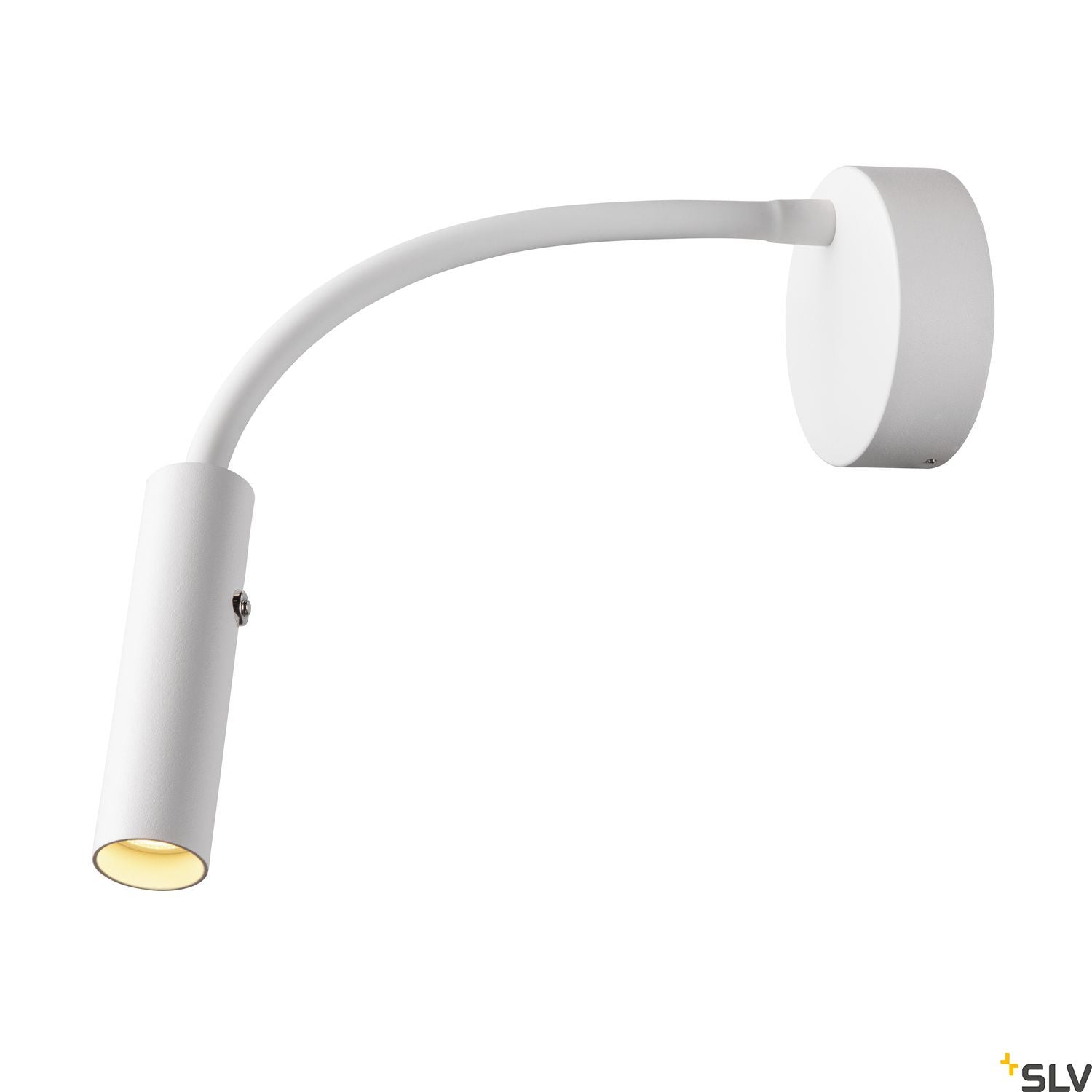 SLV KARPO GOOSE, white wall-mounted light, 5.8W 3000K 40° 1006161