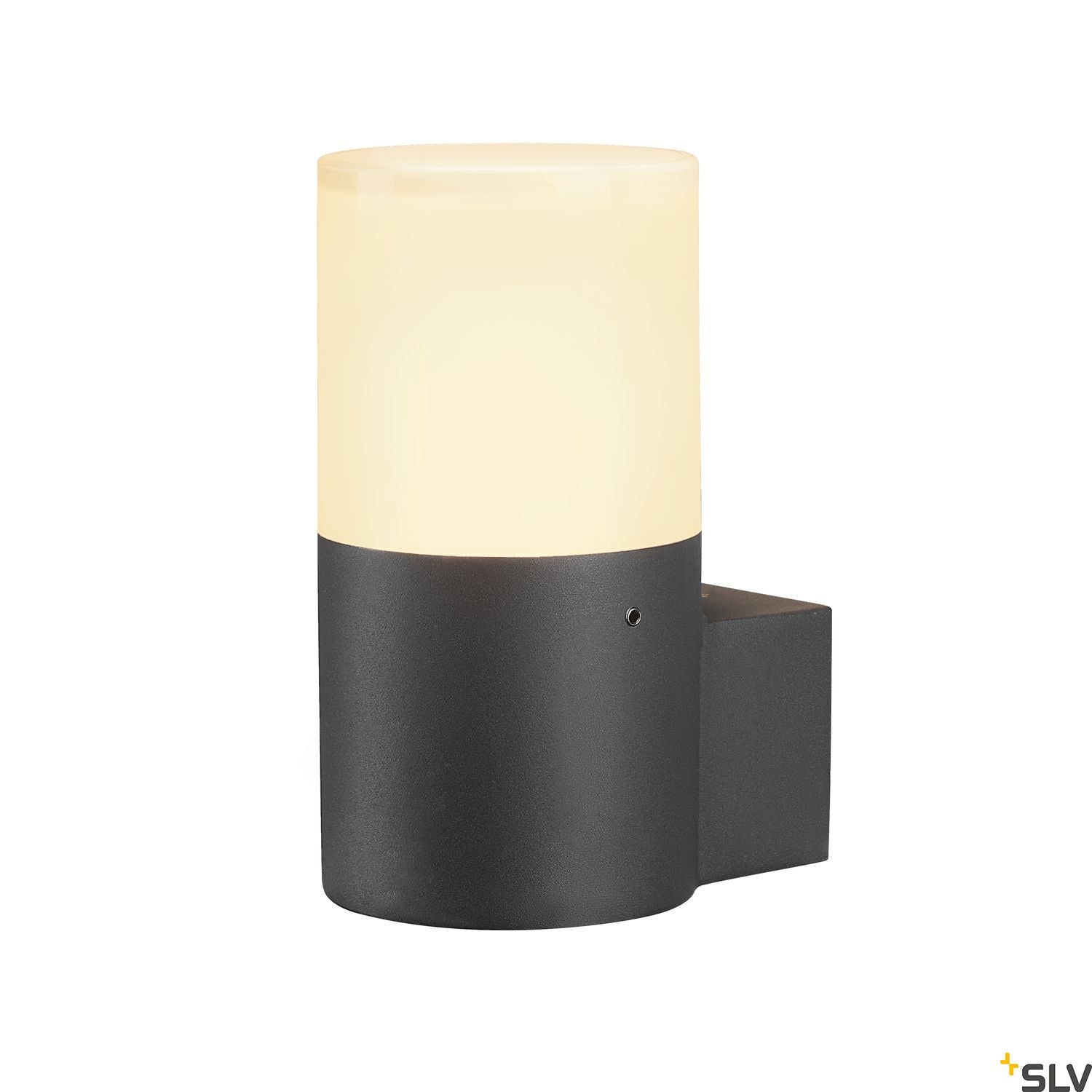 SLV GRAFIT E27 round, anthracite wall-mounted light 1006178