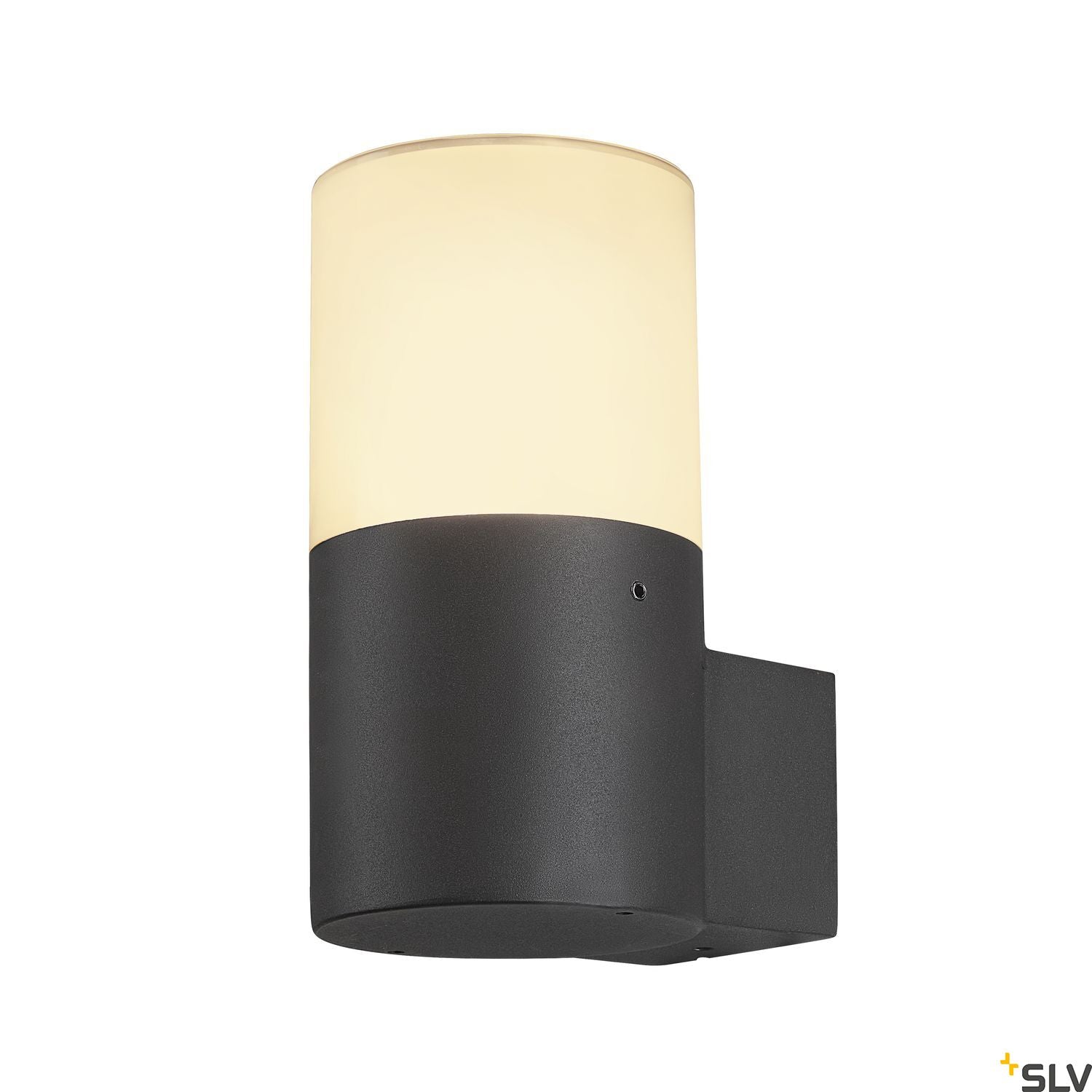SLV GRAFIT E27 round, anthracite wall-mounted light 1006178