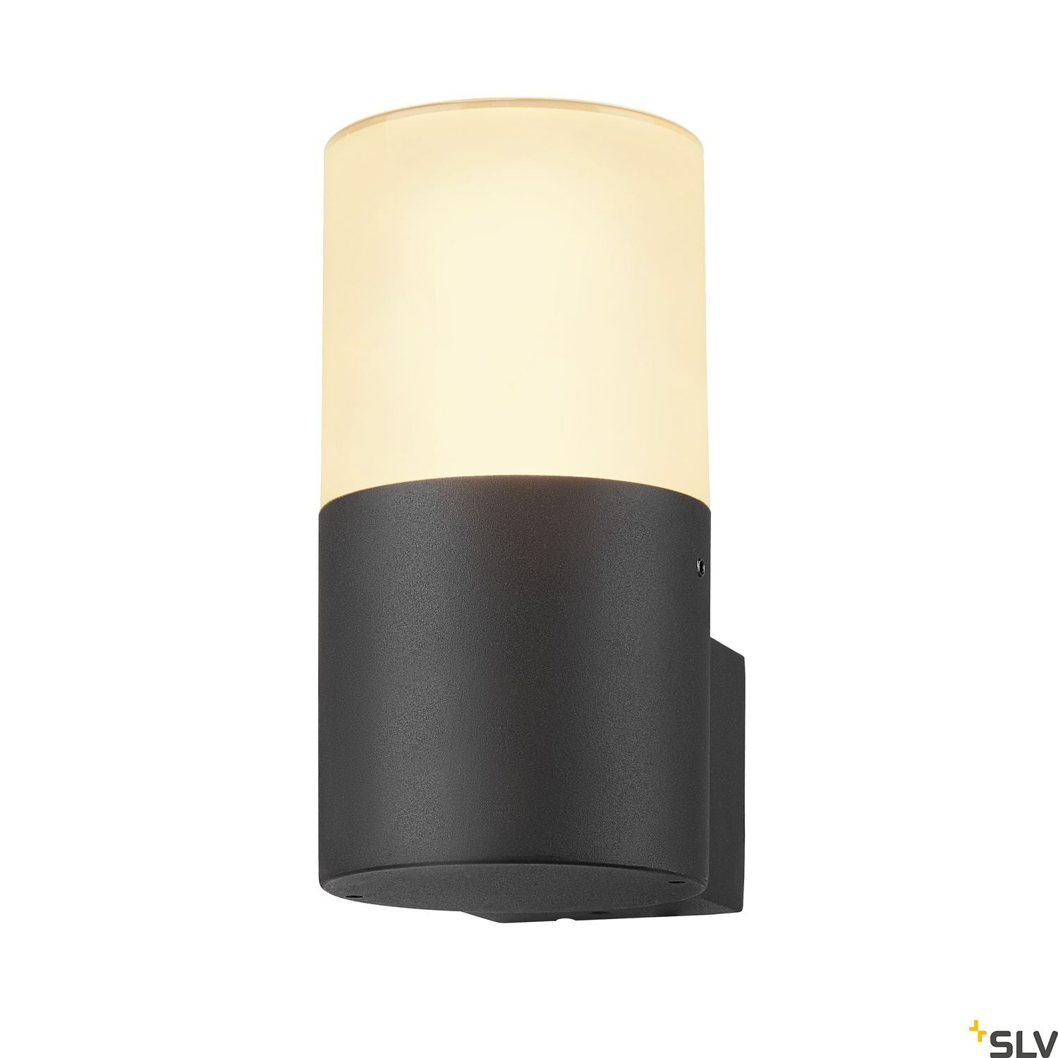 SLV GRAFIT E27 round, anthracite wall-mounted light 1006178