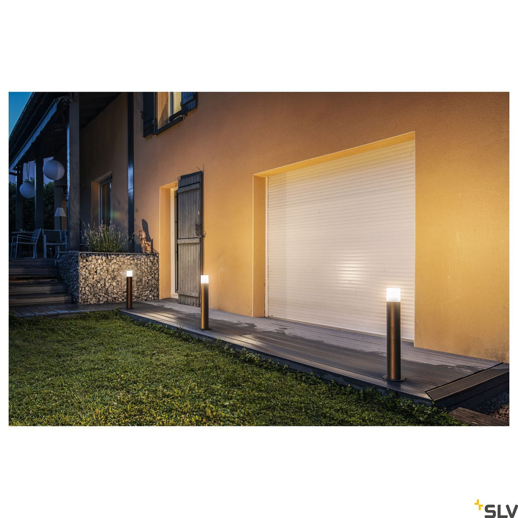 SLV GRAFIT E27 60 Pole round, anthracite free-standing lamp 1006181